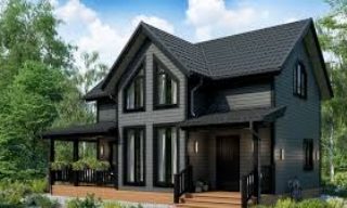 Проекты каркасных домов с террасой от 3672 рублей | Строй-Рск