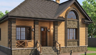 Проекты одноэтажных домов из кирпича | Строй-Рск - Орск от 3672 рублей